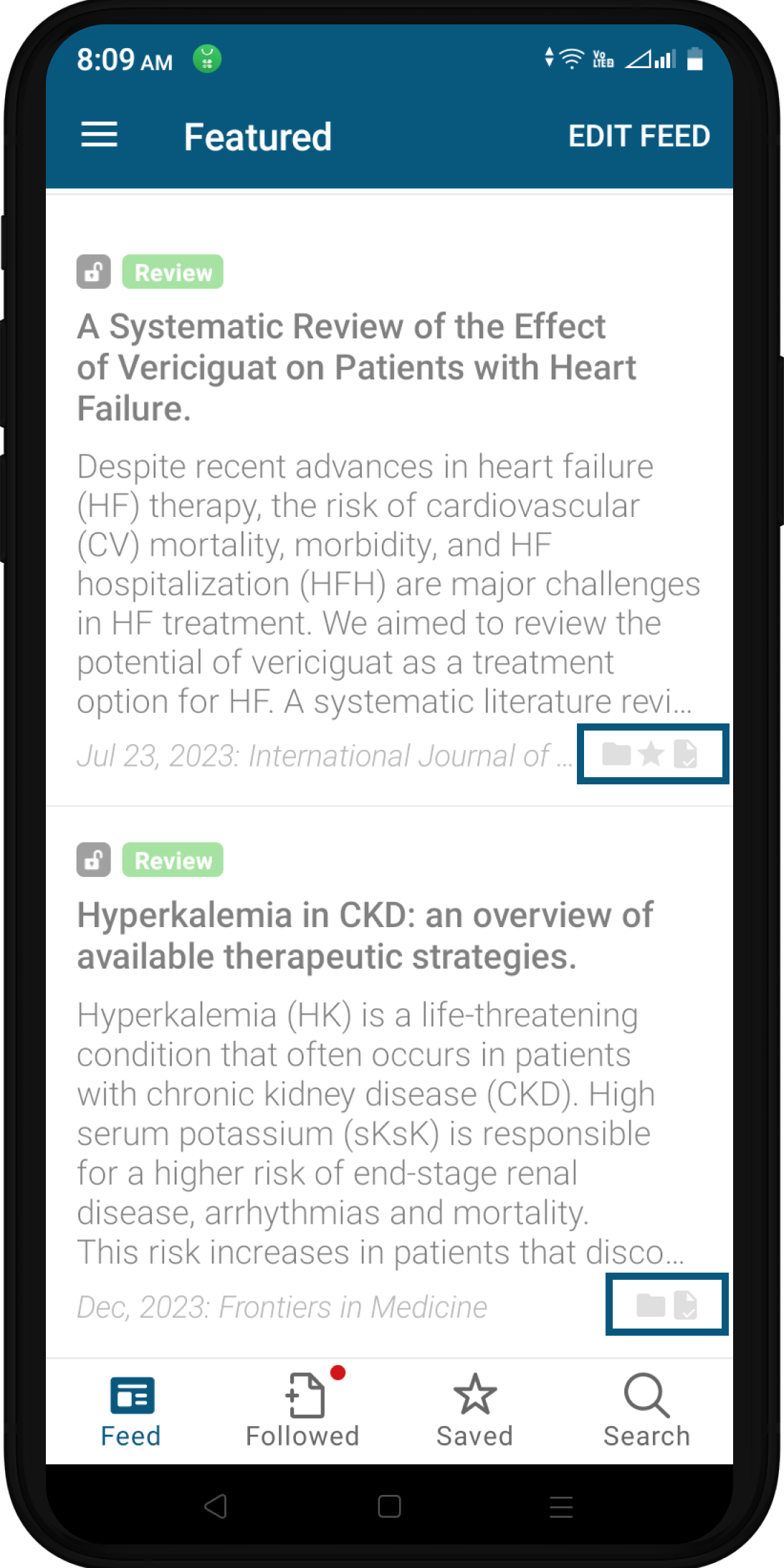 What Do The Icons In The Featured Feed Mean? QxMD